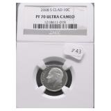 2008 S NGC PF70UC ROOSEVELT DIME