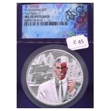 NGC MS70 COMIC 1 OZ .999 SILVER ROUND