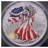 COLORIZED SILVER EAGLE