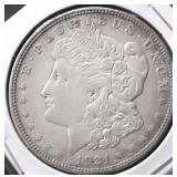 1921 D MORGAN DOLLAR XF