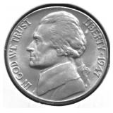 1947 D SUPURB GEM JEFFERSON NICKEL