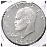 1971 S SILVER PROOF IKE DOLLLAR