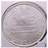 1 OZ .999 SILVER ROUND