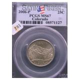 2006 PCGS MS67 COLORADO QUARTER