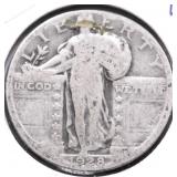 1928 STANDING QUARTER VG