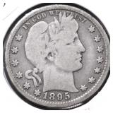 1895 O BARBER QUARTER G