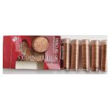 5 ROLLS OF LINCOLN CENTS