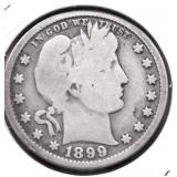 1899 BARBER QUARTER G