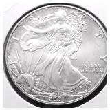 2001 GEM BU SILVER EAGLE