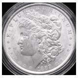 1889 MORGAN DOLLAR AU