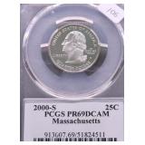2000 S PCGS PF69DC QUARTER