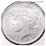 1923 CHOICE BU PEACE DOLLAR