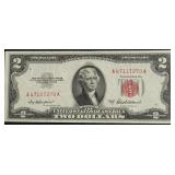 TWO DOLLAR US LEGAL TENDER  XF