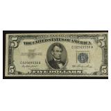 5 DOLLAR SILVER CERTIFICATE VF