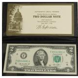 GEM BU 2 $ FEDERAL RESERVE NOTE