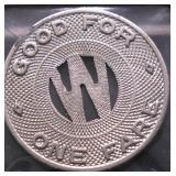 WRIGHT TRANSPORTATION TRANSIT TOKEN AU