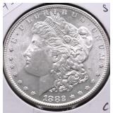 1882 S CHOICE BU MORGAN DOLLAR