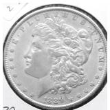 1889 MORGAN DOOLAR AU
