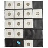 13 MERCURY DIMES