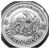 1 OZ .999 SILVER ROUND