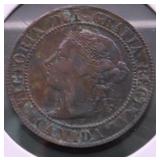 1891 CANADA LARGE CENT VF