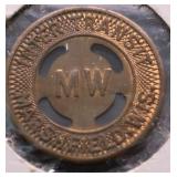 WISCONSIN CHOICE BU TRANSIT TOKEN