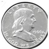 1960 PROOF FRANKLIN HALF DOLLAR