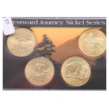 WESTWARD JOURNEY NICKEL SET GOLD PLATED