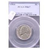1964 PCGS PF67 JEFFERSON NICKEL