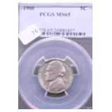1966 PCGS MS65 JEFFERSON NICKEL