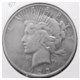 1923 D PEACE DOLLAR VG