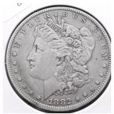 1882 O MORGAN DOLLAR VF