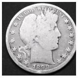 1899 BARBER HALF DOLLAR G
