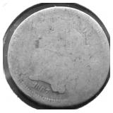 1867 3 CENT PIECE POOR 1