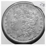 1881 S CHOICE BU MORGAN DOLLAR