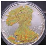 COLORIZED SILVER EAGLE