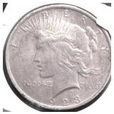 1923 PEACE DOLLAR XF