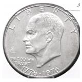 SILVER BICENTENNIAL IKE DOLLAR