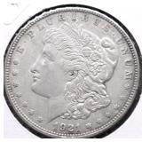 1921 D MORGAN DOLLAR XF