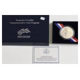 FRANKLIN SILVER DOLLAR W BOX PAPERS