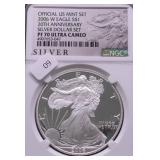 2006 W NGC PF70UC SILVER EAGLE