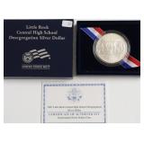 DESEGREGATION SILVER DOLLAR W BOX PAPERS
