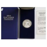 .999 SILVER PEARL HARBOR COMMEMORATIVE