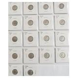 19 ROOSEVELT DIMES