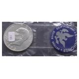 1972 S SILVER GSA IKE DOLLAR