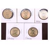 5 BU PRESIDENT DOLLARS