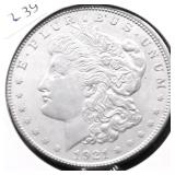 1921 MORGAN DOLLAR XF