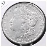 1921 S MORGAN DOLLAR XF