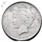 1923 PEACE DOLLAR XF