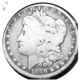 1899 S MORGAN DOLLAR VF